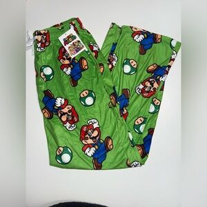 NWT Mario brother pajama pants size medium